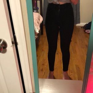 Black American eagle jeans